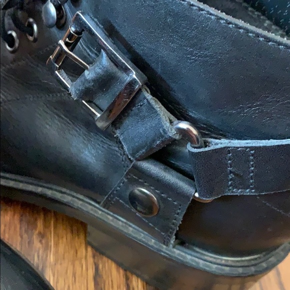 Black Leather Ankle Boots ASOS - Picture 7 of 10